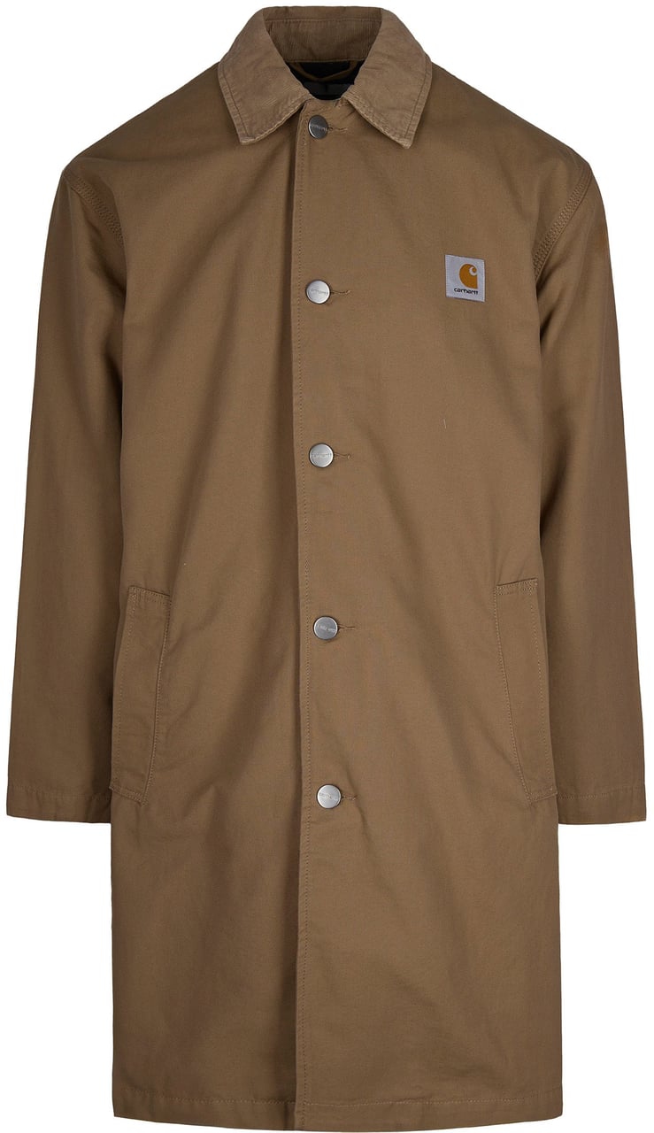 Carhartt Coats Leather Leather Bruin