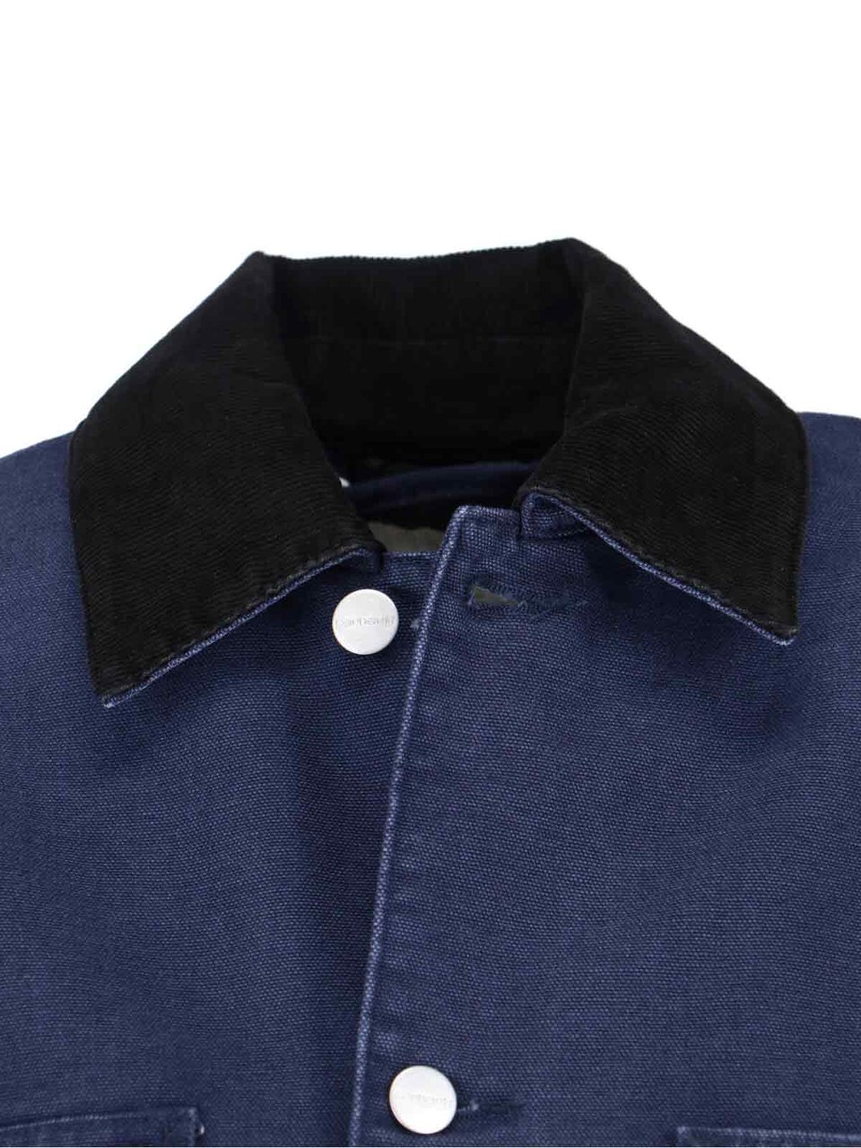 Carhartt "Og Michigan" Jacket, In Blue Organic Cotton Blauw