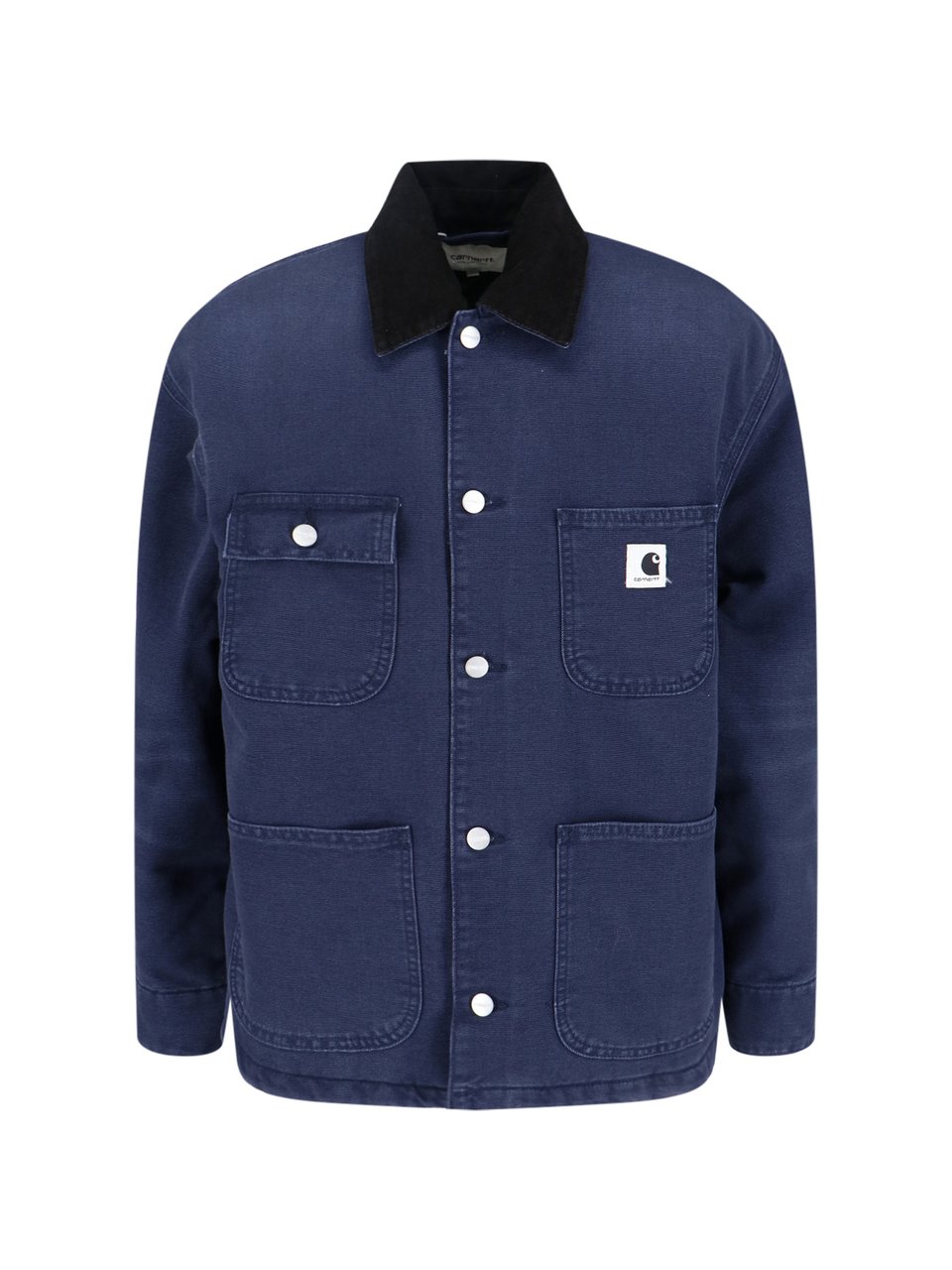 Carhartt "Og Michigan" Jacket, In Blue Organic Cotton Blauw