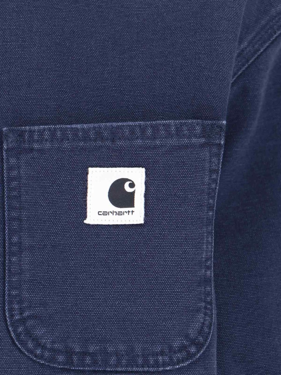 Carhartt "Og Michigan" Jacket, In Blue Organic Cotton Blauw