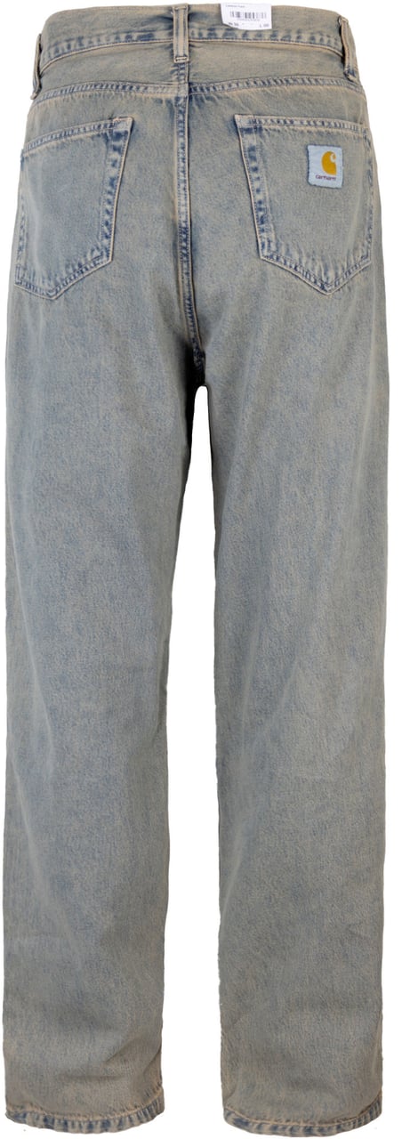 Carhartt Jeans Blue Leather Blauw