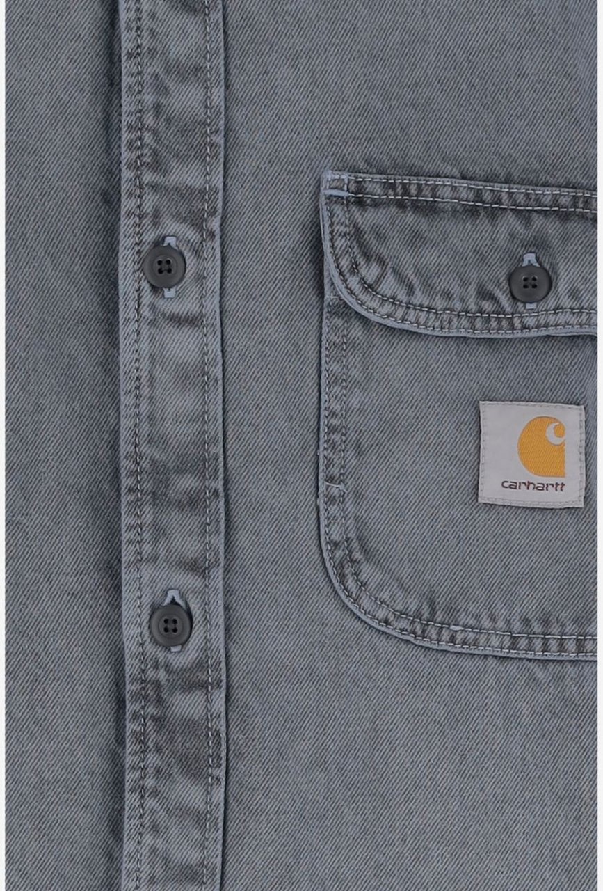 Carhartt Shirts Clear Blue Blauw