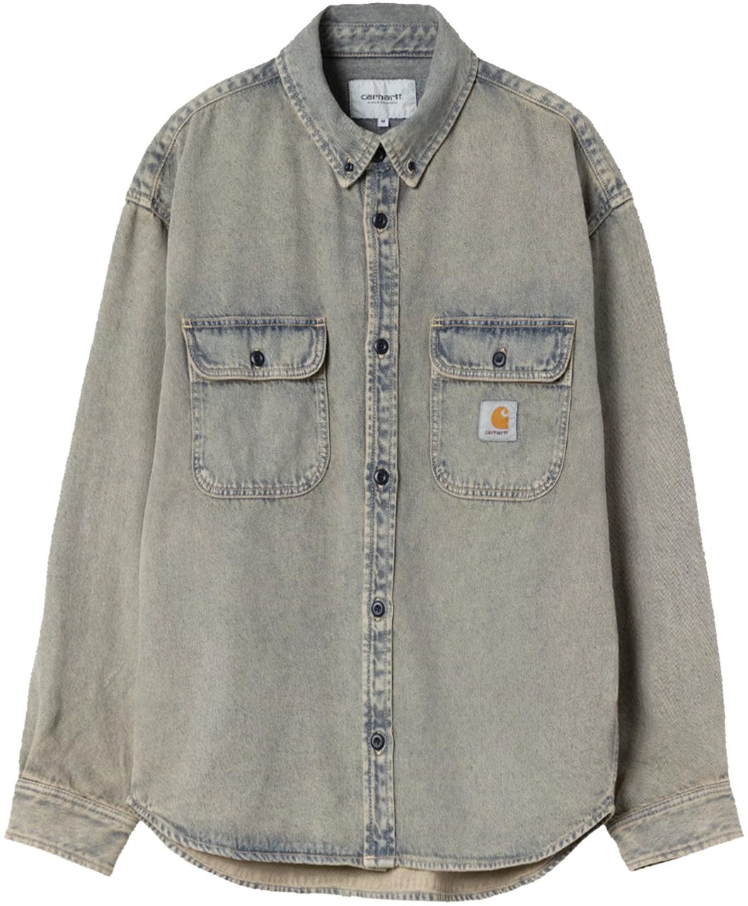 Carhartt Shirts Blue Leather Blauw