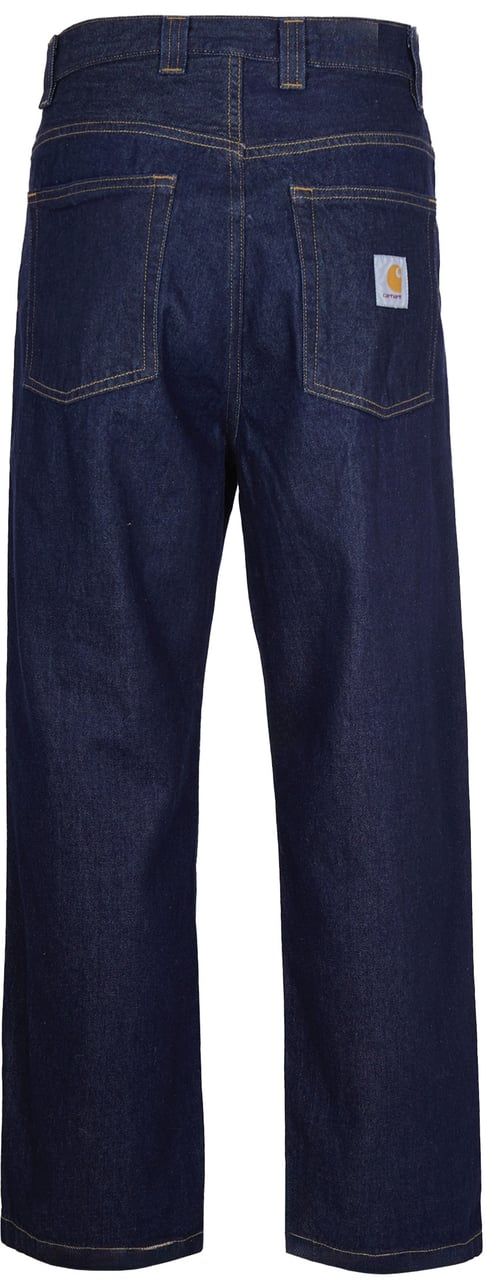 Carhartt Jeans Blue Rinsed Blauw