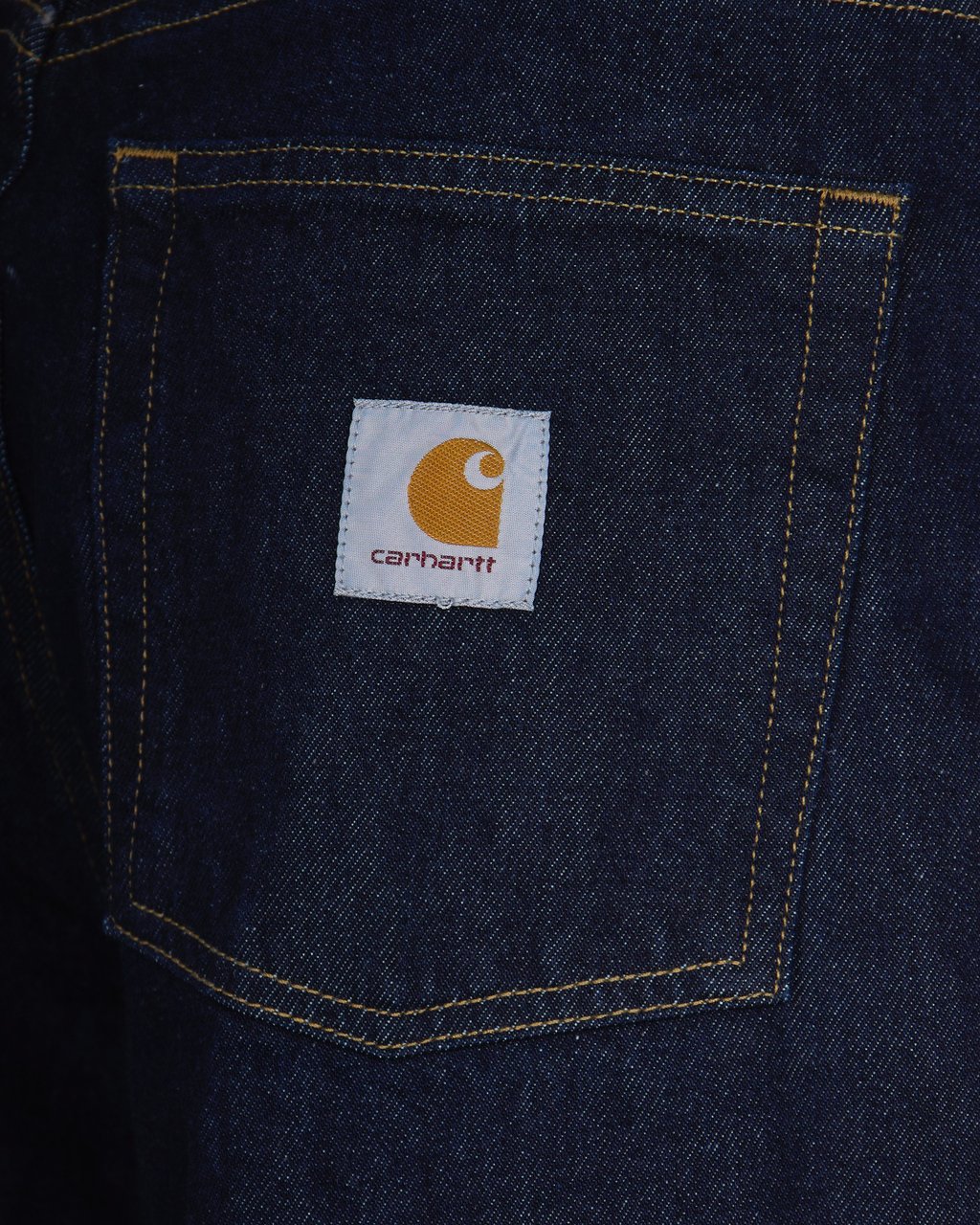 Carhartt Jeans Blue Rinsed Blauw