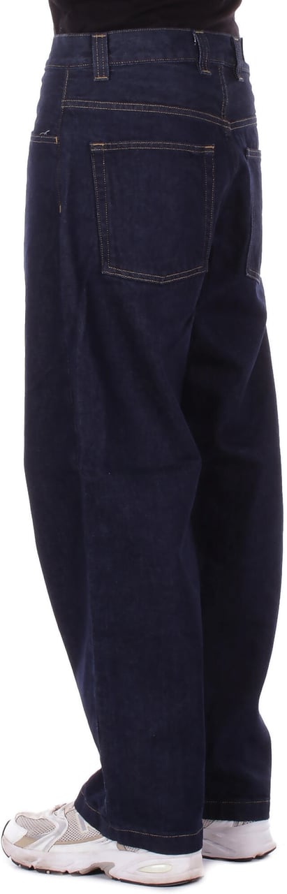 Carhartt Jeans Blue Rinsed Blauw