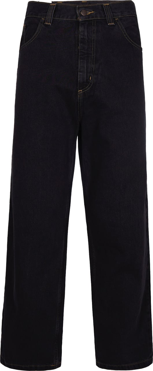 Carhartt Jeans Black Stone Whased Zwart