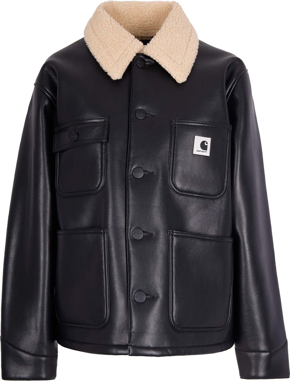 Carhartt Coats Black Natural Zwart