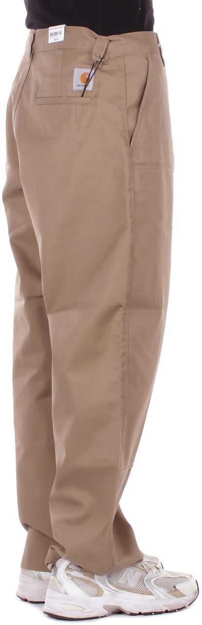 Carhartt Trousers Leather Beige