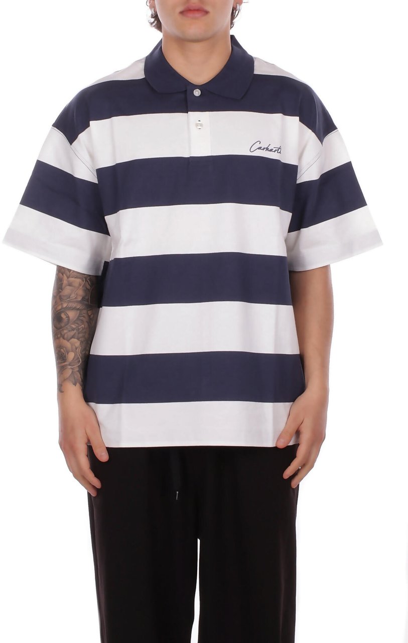Carhartt T-Shirts And Polos Riga Blu Navy
