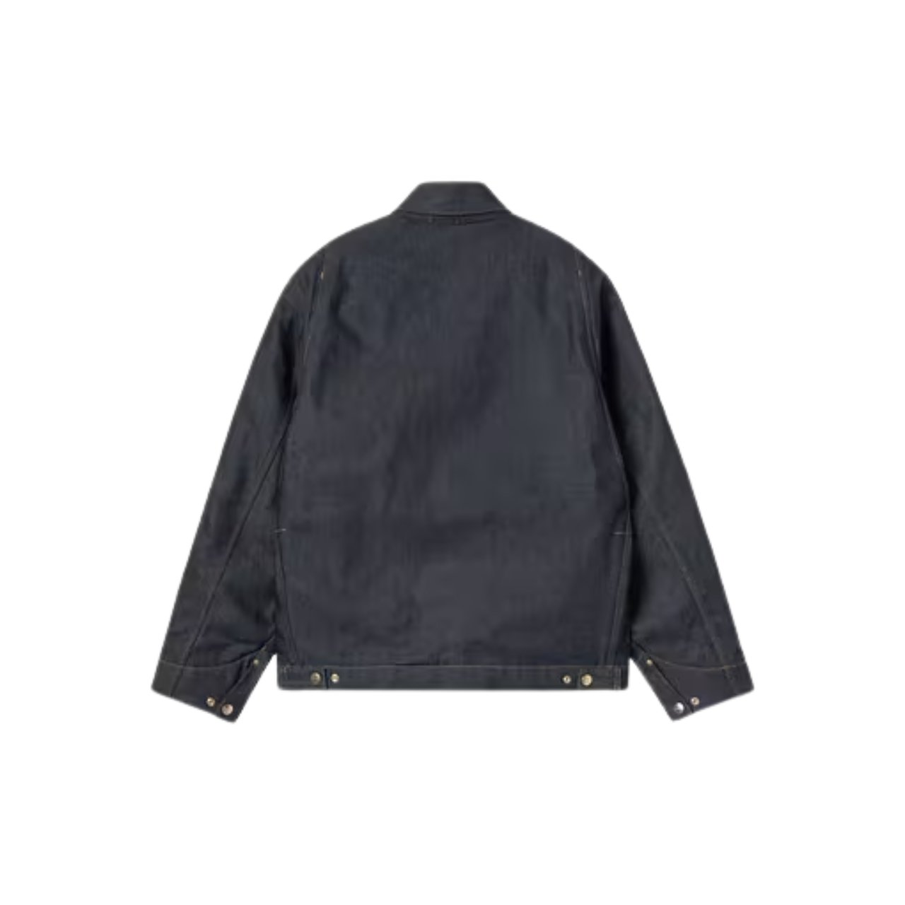 Carhartt Og Detroit Jacket In Bradenton Denim Zwart