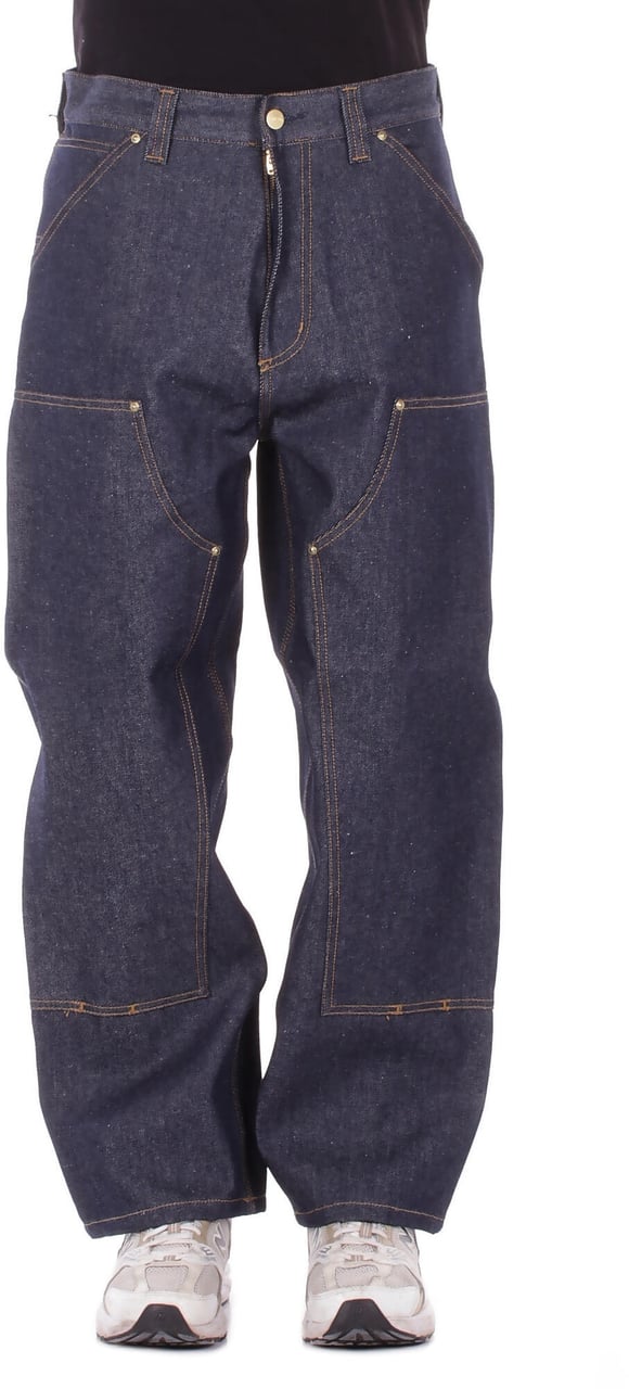 Carhartt Trousers Blue Blauw