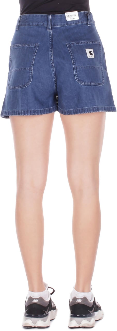Carhartt Shorts Blu Stonewashed Blauw