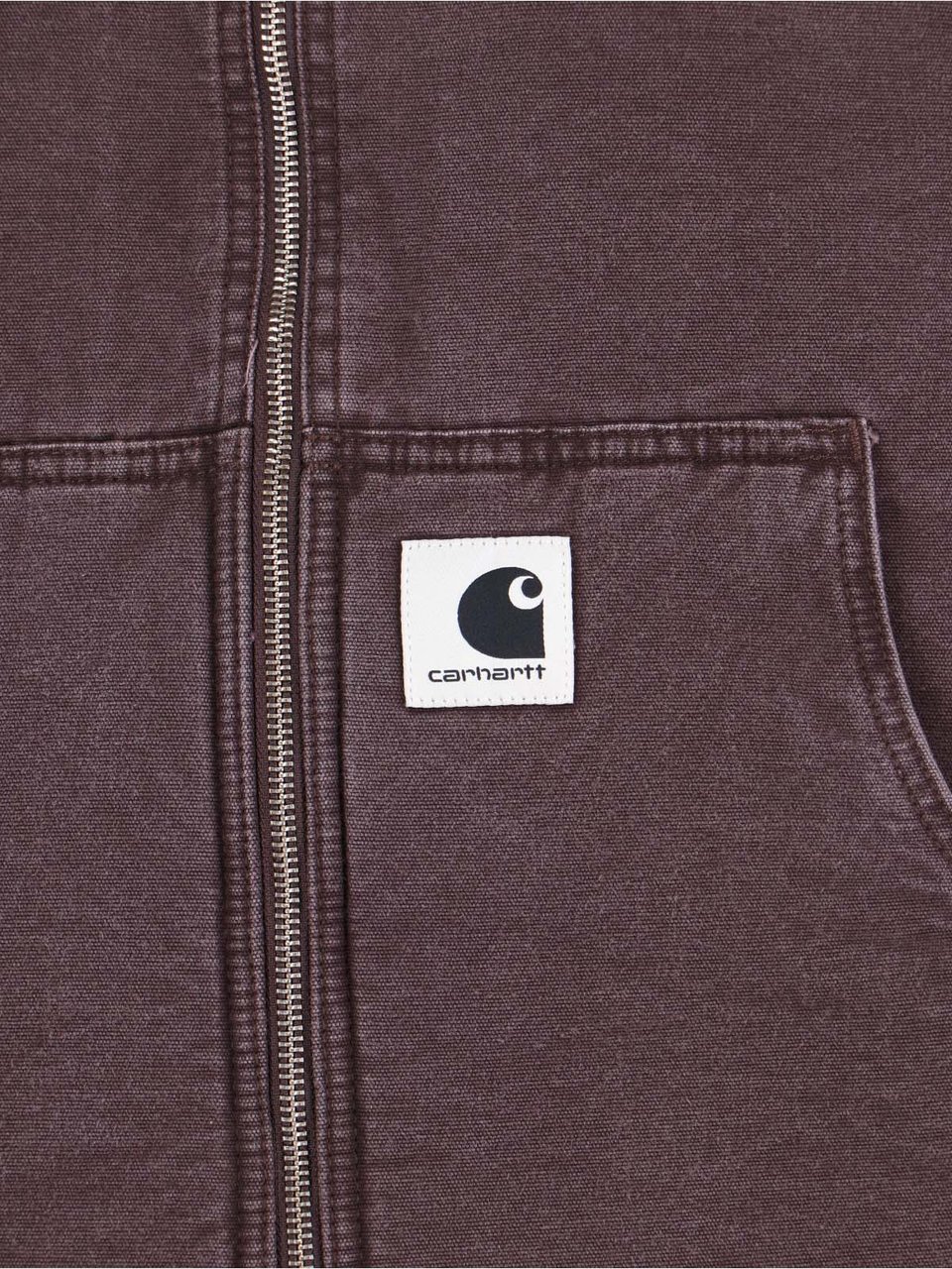 Carhartt Purple Mitch Double-Zip Lambskin Lining Jacket Paars