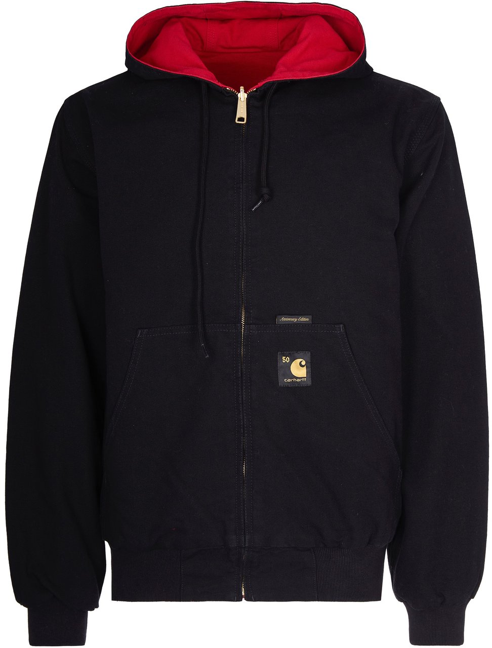 Carhartt Coats Black Usa Red Zwart