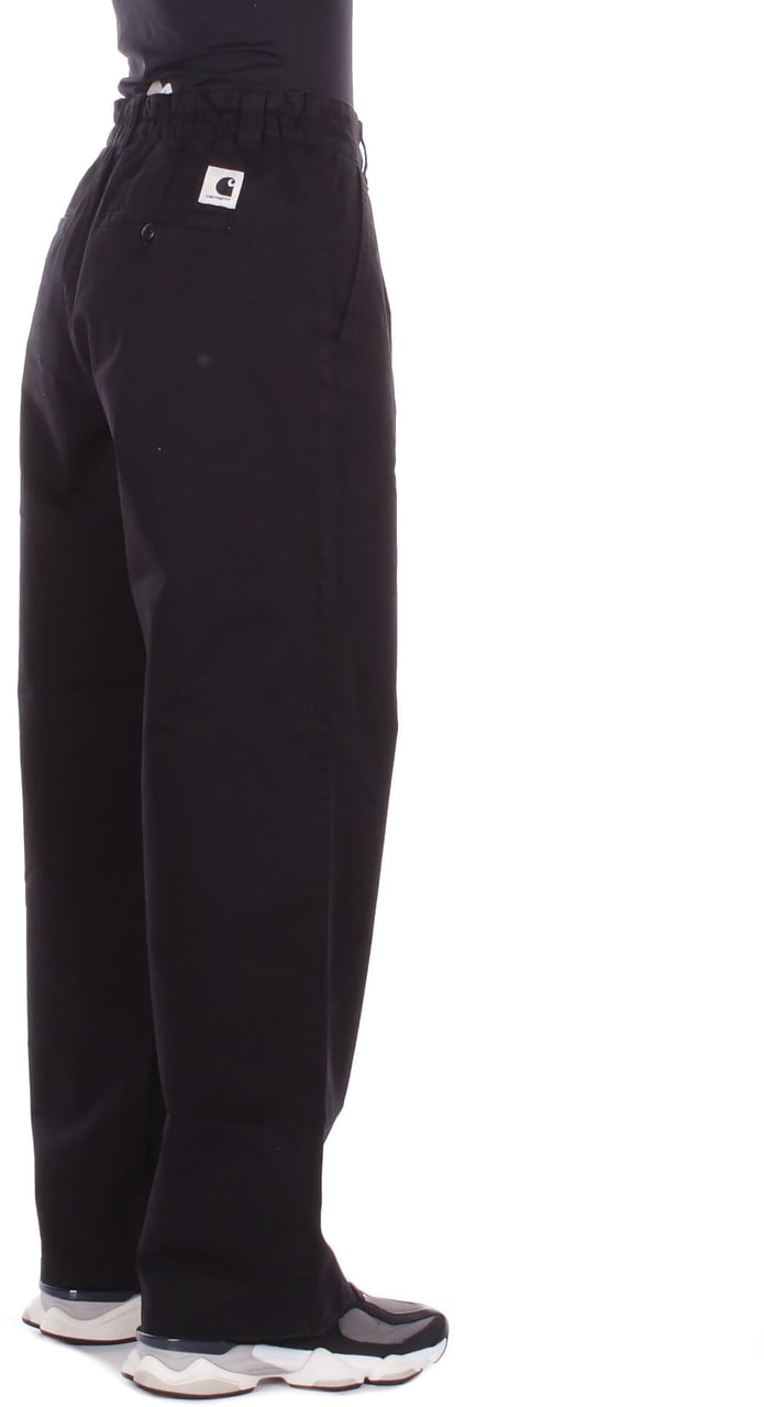 Carhartt Trousers Black Stone Zwart