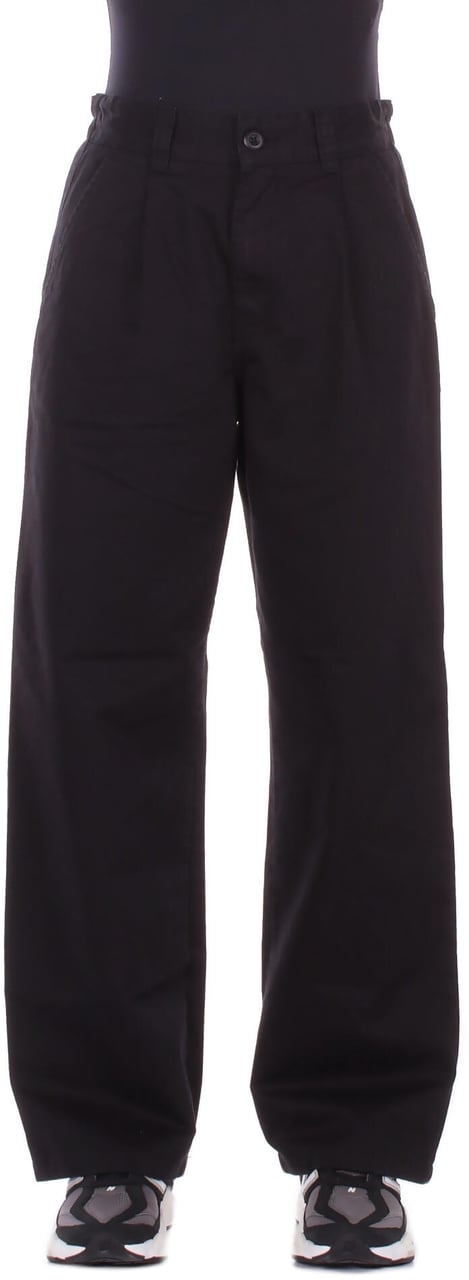 Carhartt Trousers Black Stone Zwart