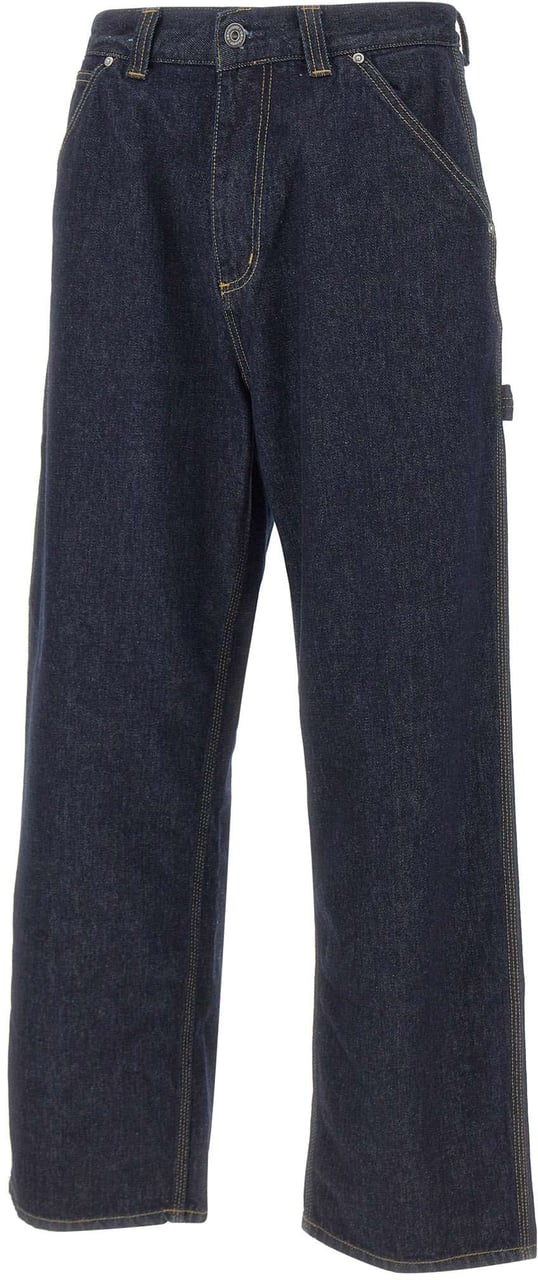 Carhartt Trousers Blue Blauw