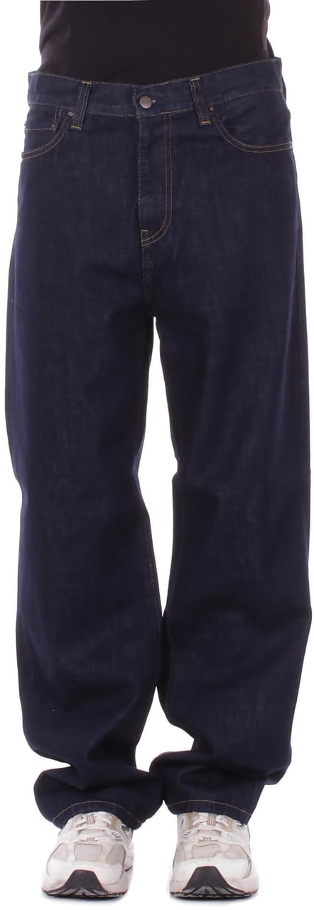 Carhartt Jeans Blue Rinsed Blauw