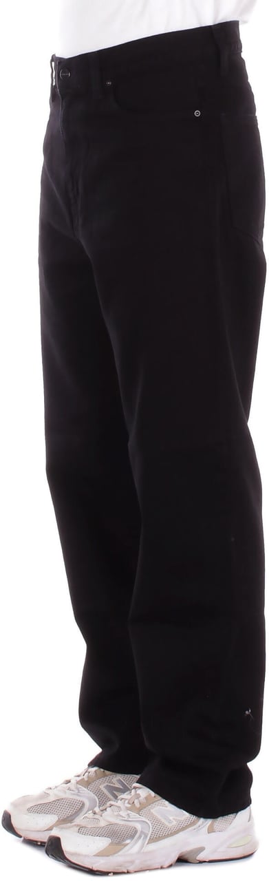 Carhartt Jeans Black Rinsed Zwart
