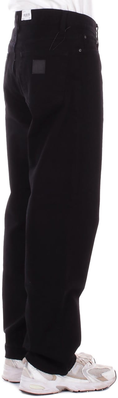 Carhartt Jeans Black Rinsed Zwart