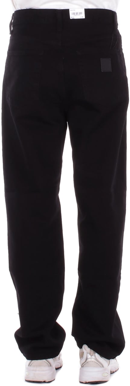 Carhartt Jeans Black Rinsed Zwart