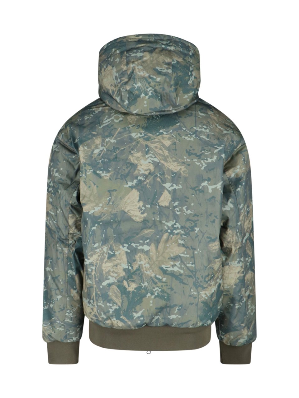 Carhartt "Og Active" Jacket, In Green Water-Repellent Fabric Groen