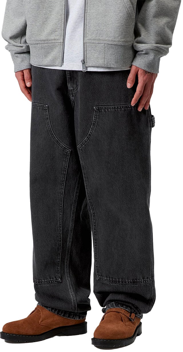 Carhartt jean carhartt wip double knee noir Zwart