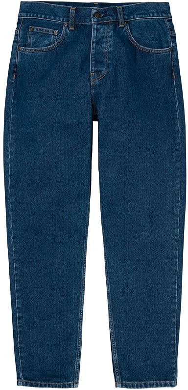Carhartt jean carhartt wip newel pant bleu Blauw