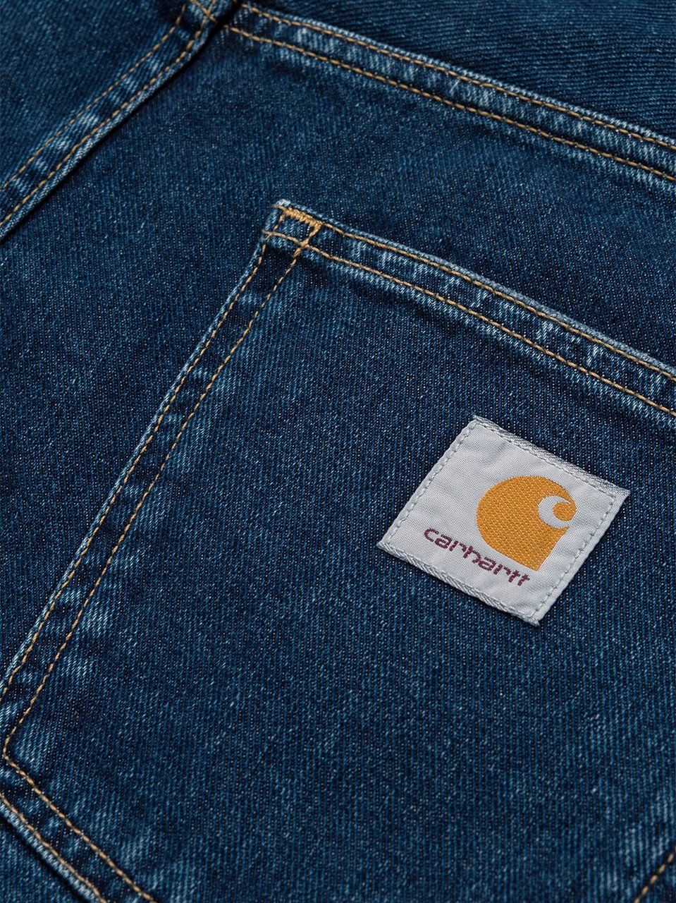 Carhartt jean carhartt wip newel pant bleu Blauw