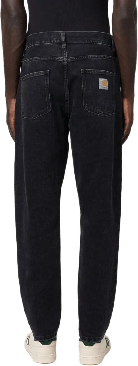 Carhartt jean newel a coupe droite 3 Zwart