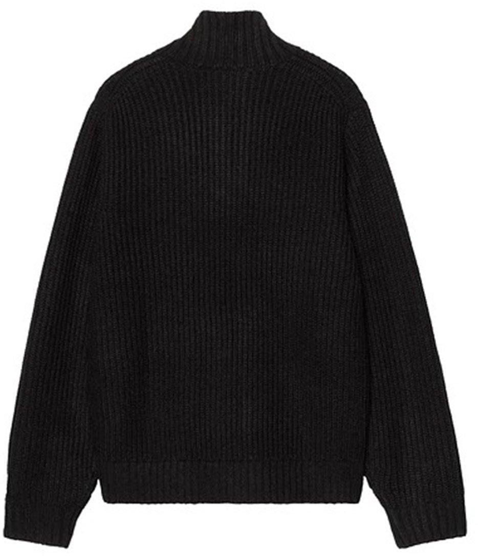 Carhartt pull detroit a col zippe Zwart