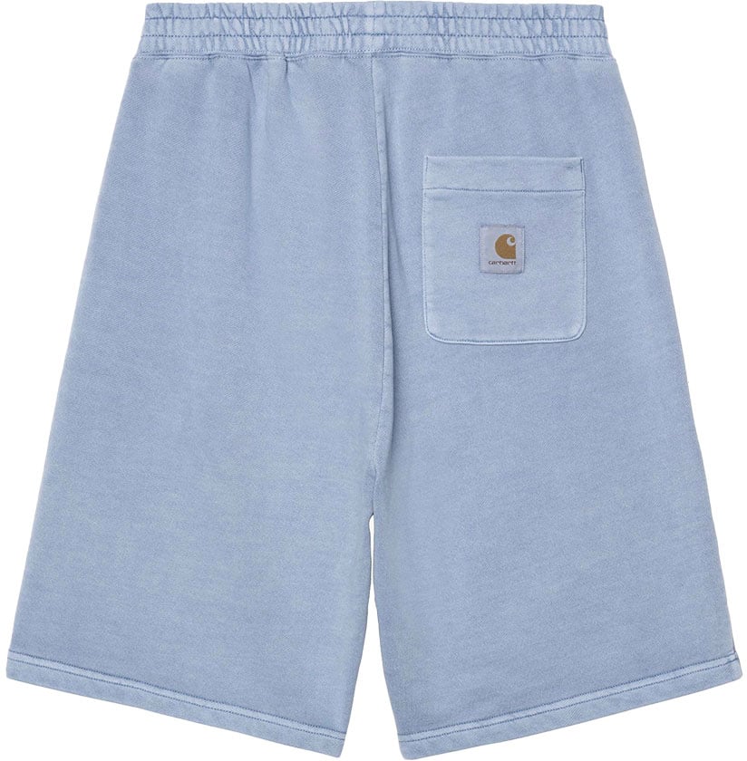 Carhartt short carhartt wip nelson coton gentle blue Blauw