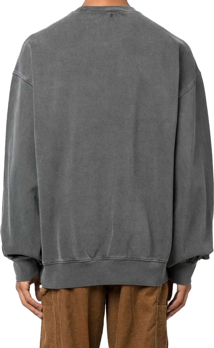 Carhartt sweat shirt teint en piece vulcan Grijs