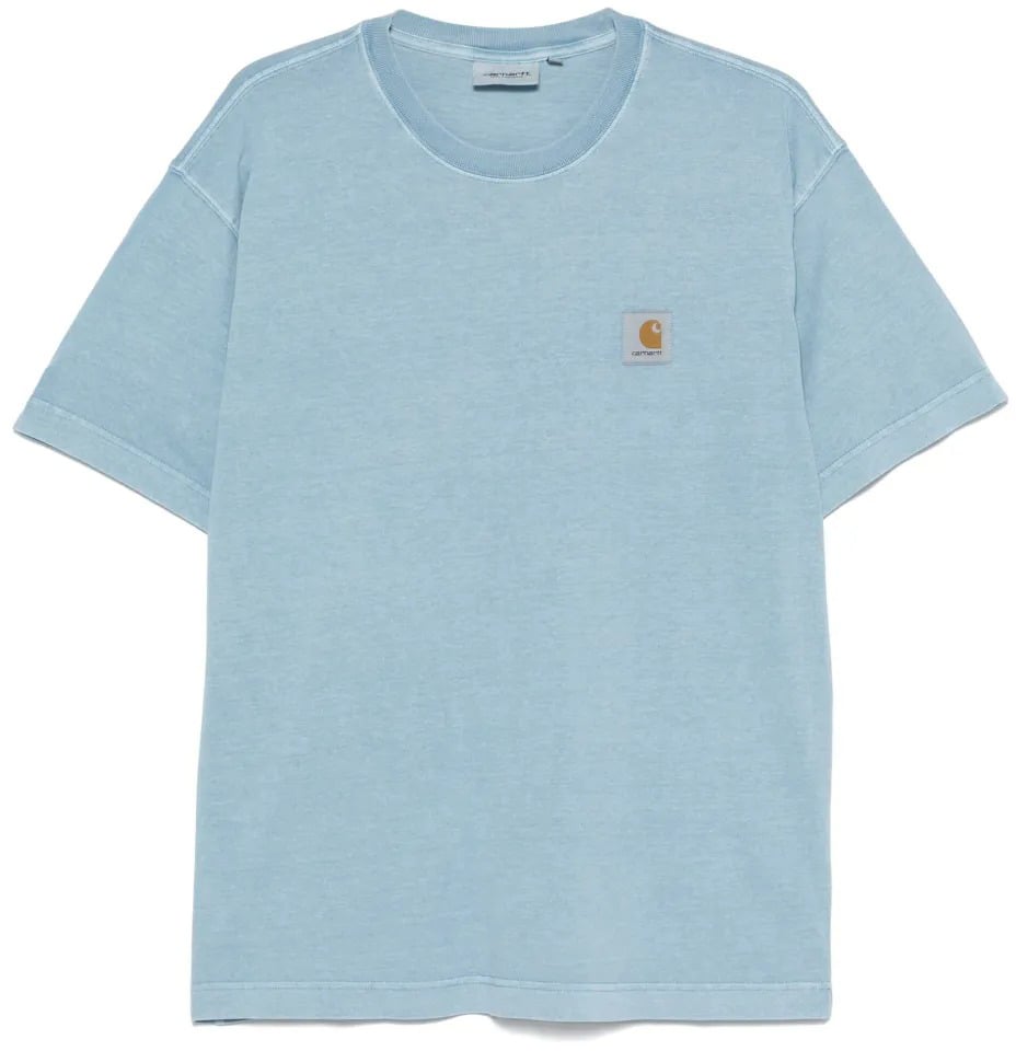 Carhartt t shirt carhartt wip nelson gentle blue Blauw