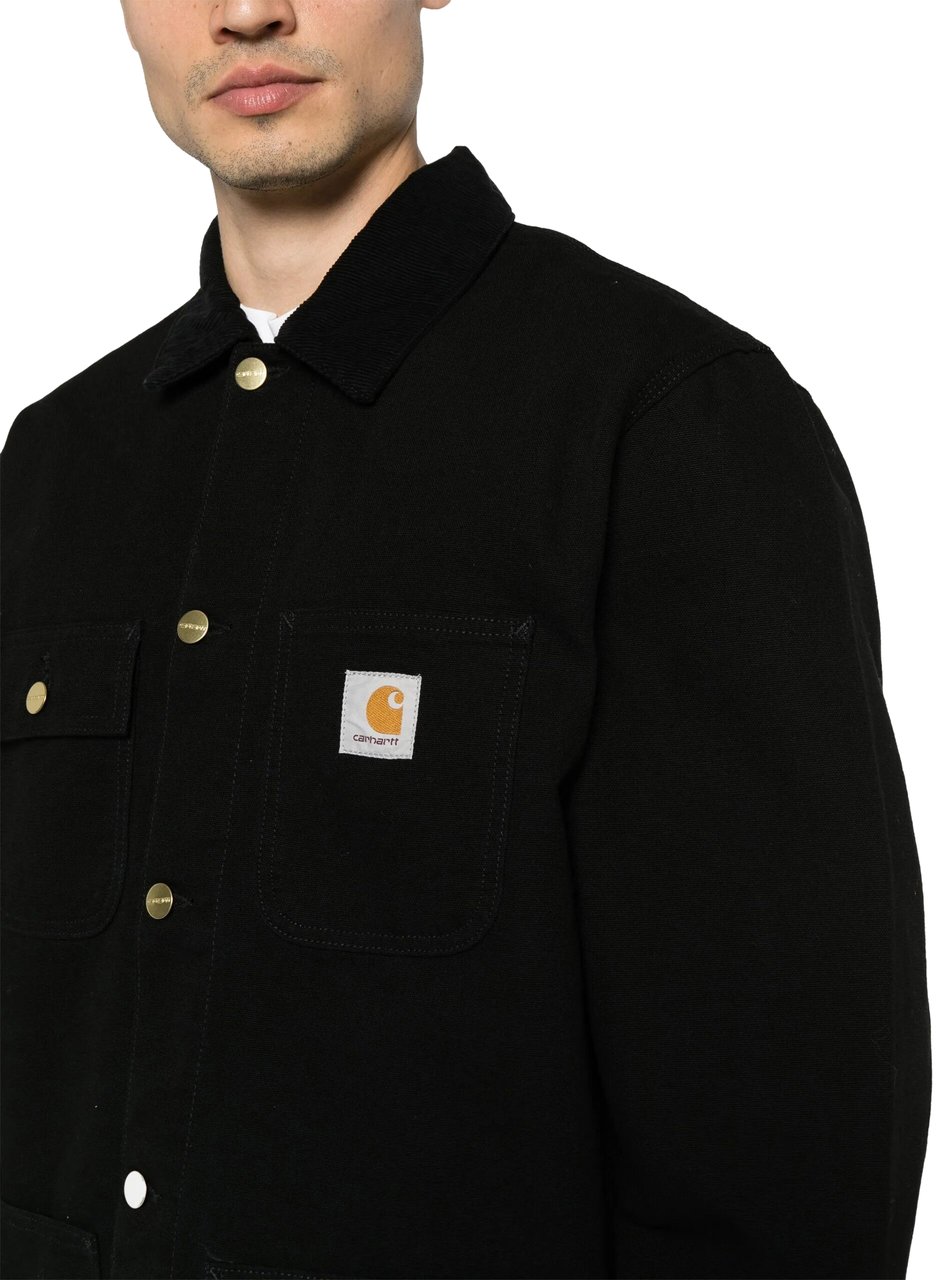 Carhartt veste carhartt michigan coat coton noir Zwart