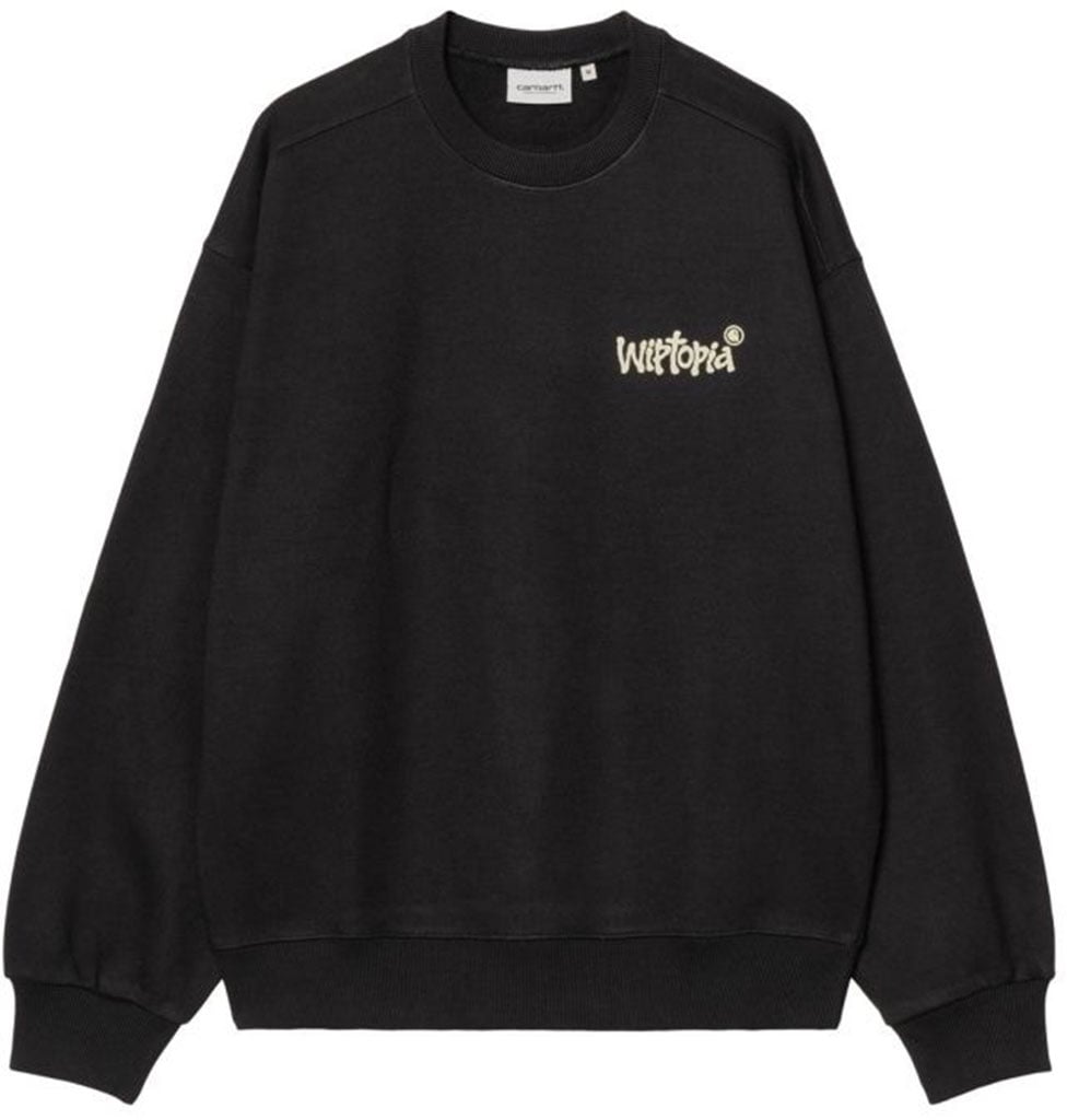 Carhartt wiptopia sweat 2 Zwart