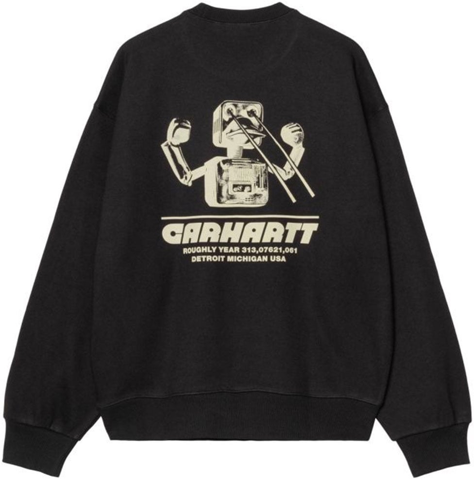 Carhartt wiptopia sweat 2 Zwart
