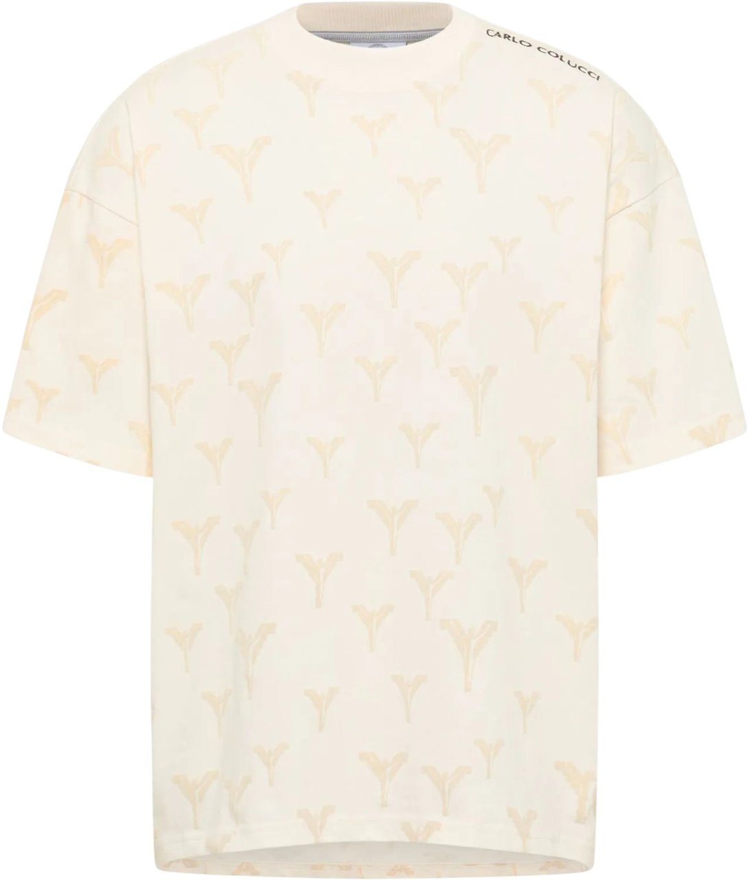 Carlo Colucci Heren T-Shirt Wit