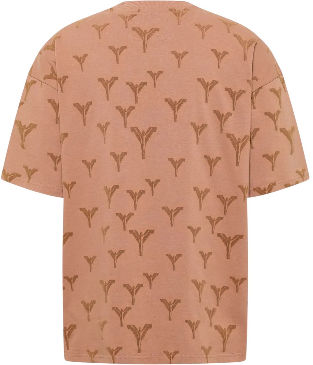 Carlo Colucci Heren T-Shirt Bruin