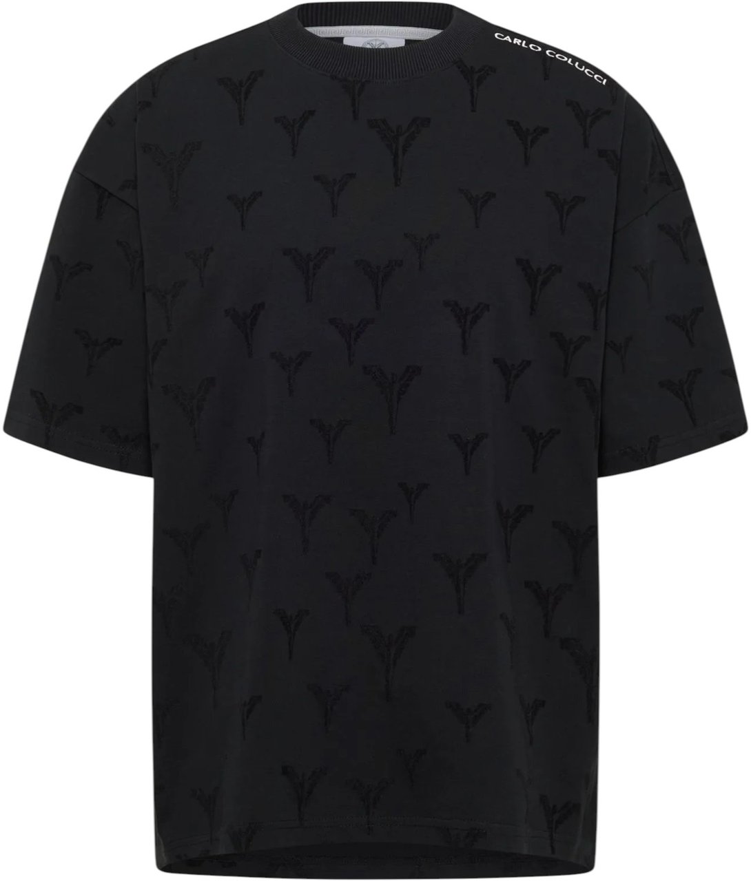 Carlo Colucci Heren T-Shirt Zwart