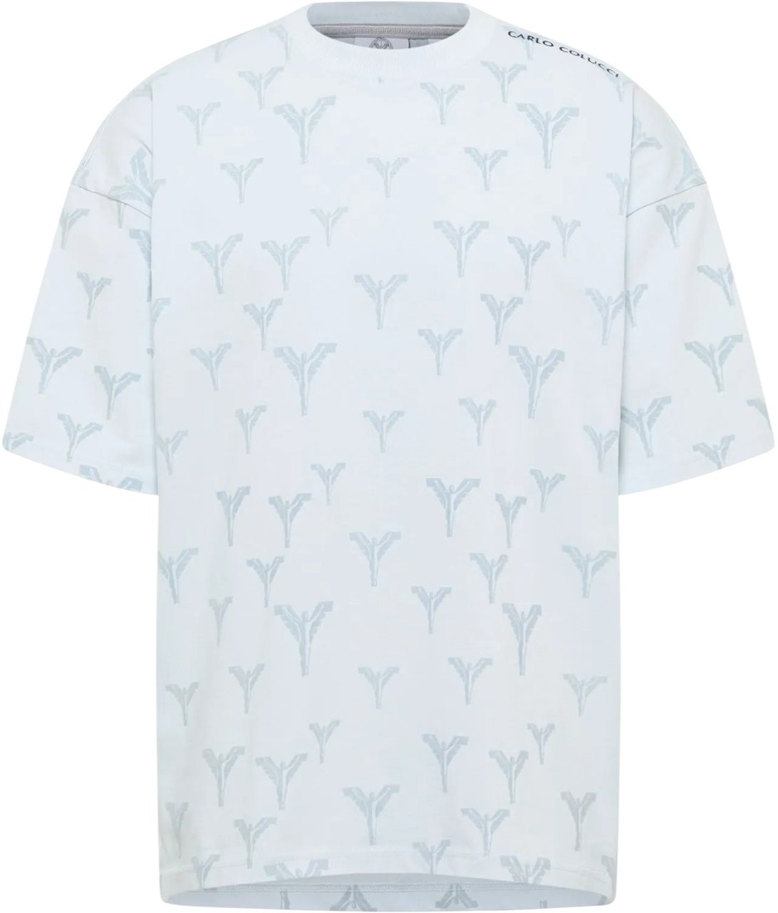 Carlo Colucci Heren T-Shirt Blauw