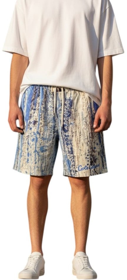 Carlo Colucci Heren Korte Broek Blauw