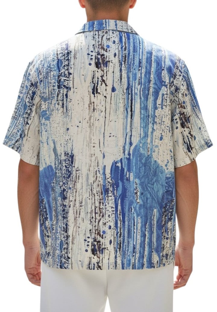 Carlo Colucci Heren Overshirt Blauw