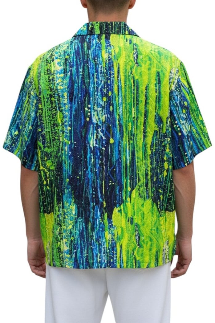 Carlo Colucci Heren Overshirt Geel