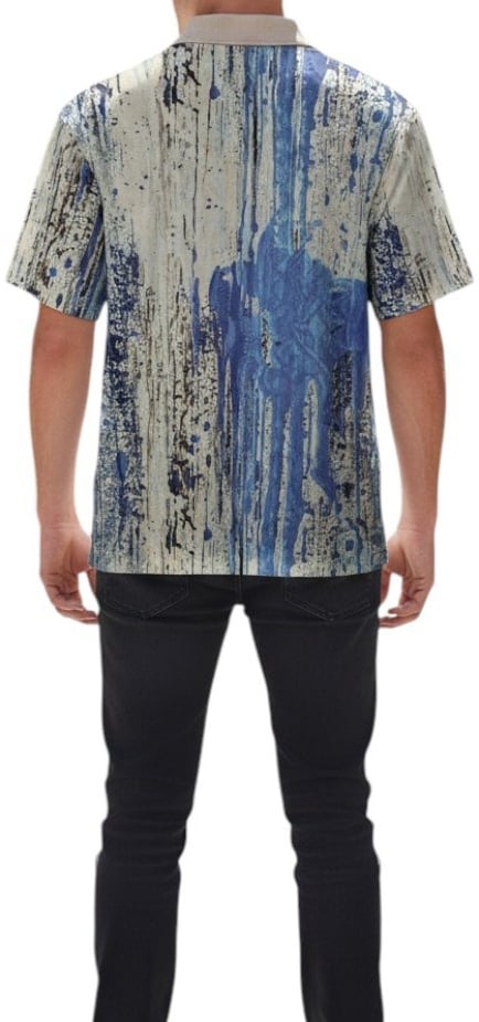 Carlo Colucci Heren Polo Blauw