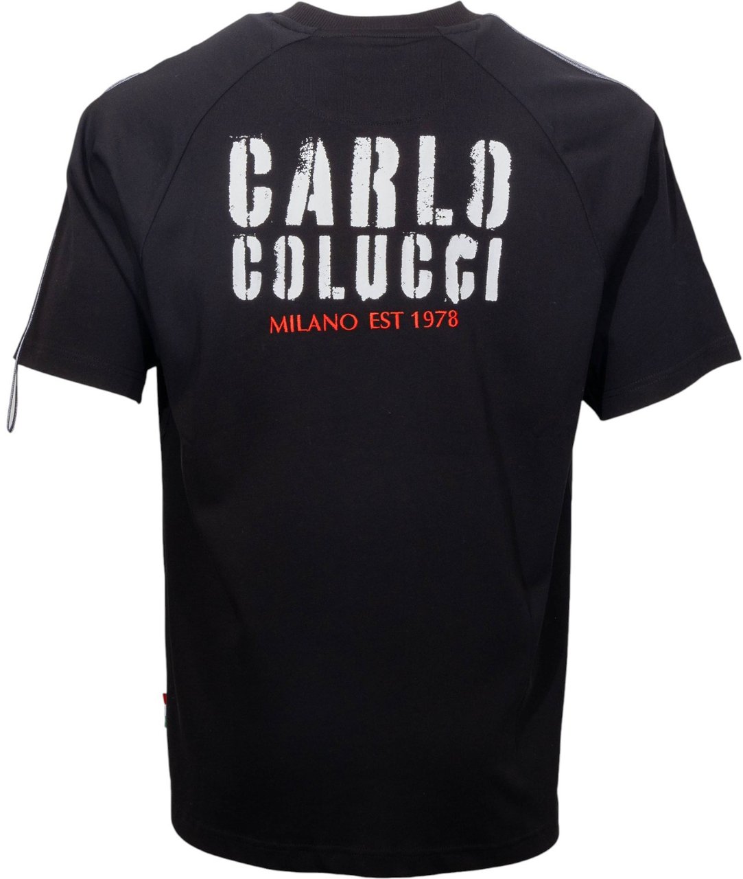 Carlo Colucci Heren T-shirt Zwart