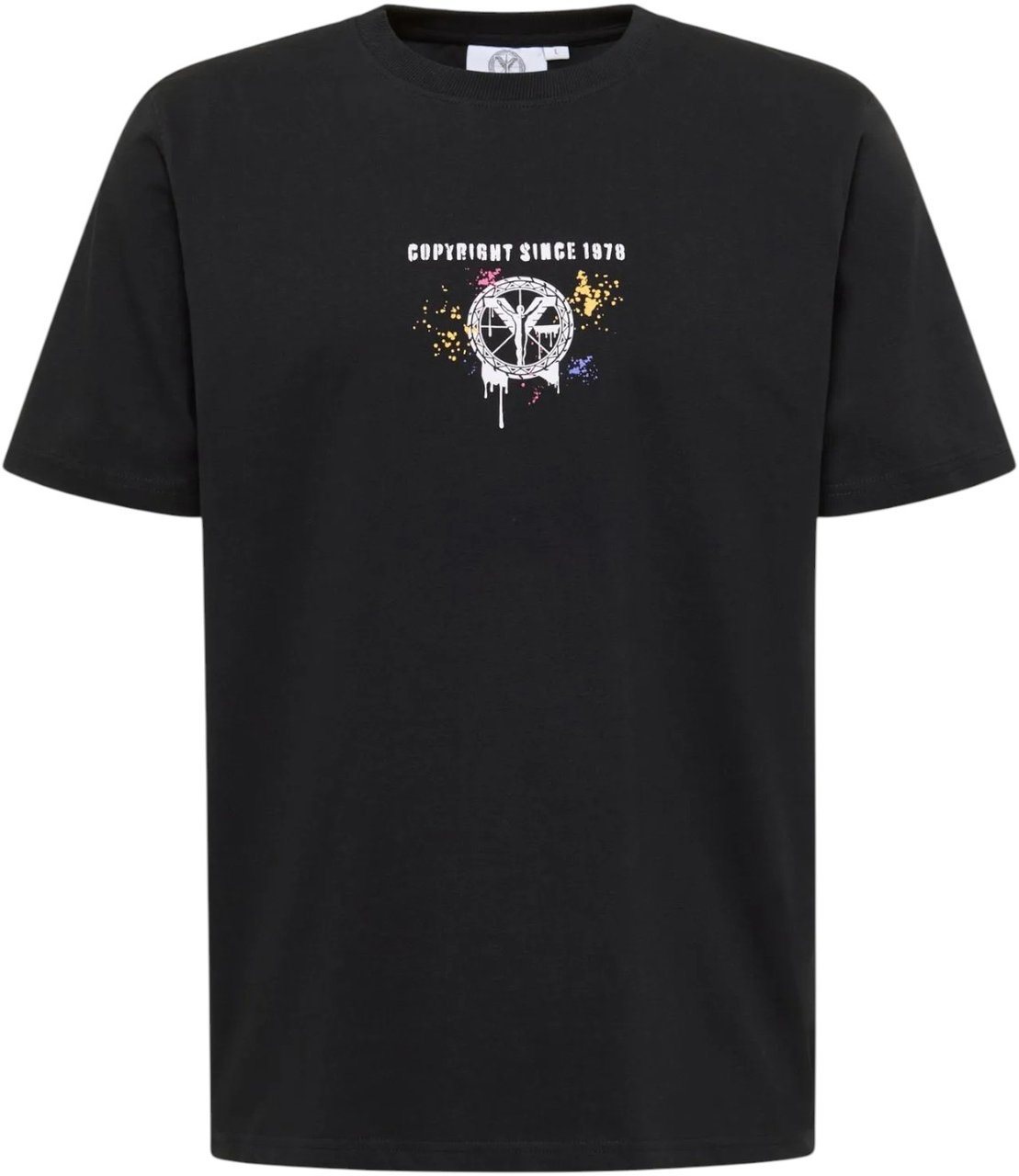 Carlo Colucci Heren T-shirt Zwart