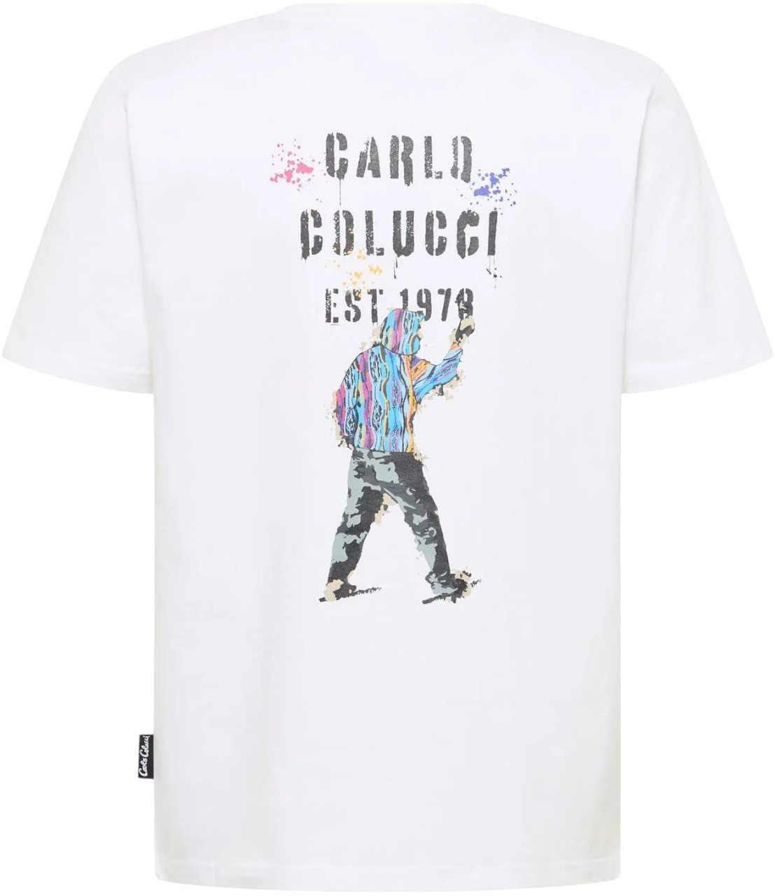 Carlo Colucci Heren T-shirt Wit