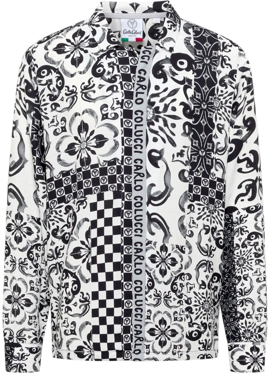 Carlo Colucci Heren Overshirt Zwart
